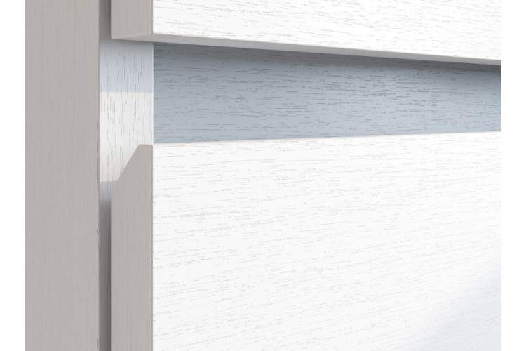 Комод Валенсия белый текстурный-10