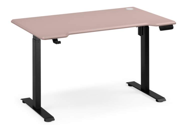 Компьютерный стол Маркос 140х80 розовый / черный