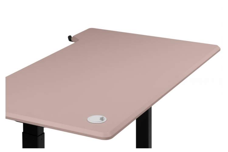Компьютерный стол Маркос 140х80 розовый / черный-10