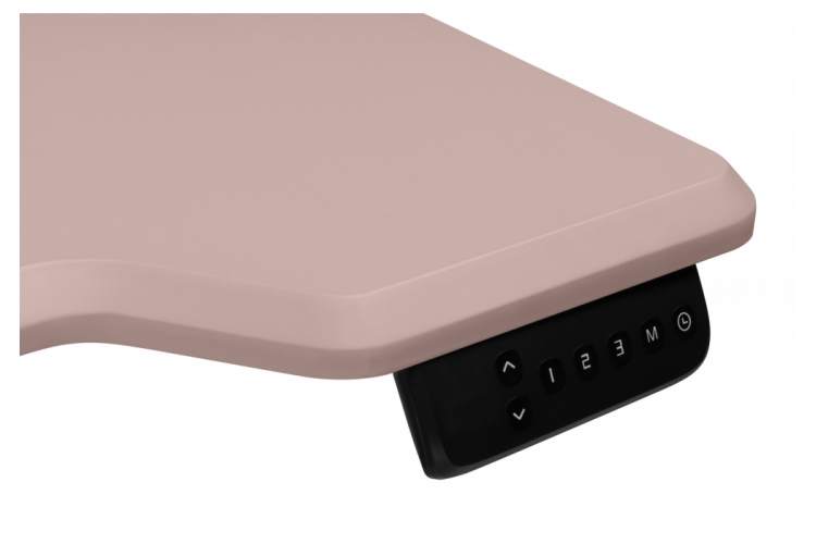 Компьютерный стол Маркос 140х80 розовый / черный-12