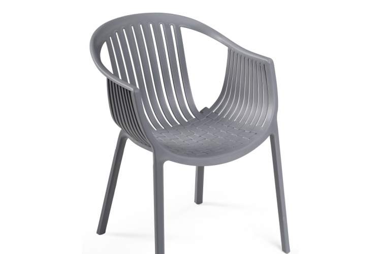 Пластиковый стул Боркас серый-7