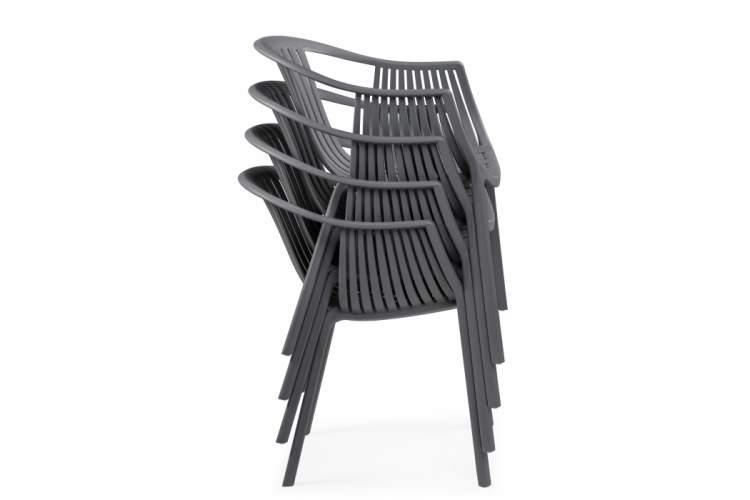 Пластиковый стул Боркас серый-8