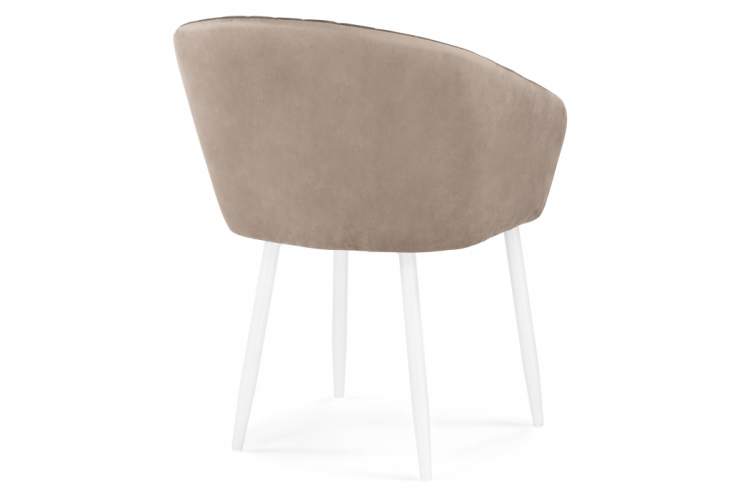 Стул на металлокаркасе Корсо бежевое / белое-4