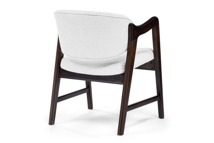 Стул деревянный Никсон ткань мешковина 9199-2 / цвет орех-9