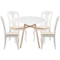 Обеденная группа Акутто 90 white