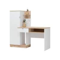 Компьютерный стол Джидда 1500 белый / дуб делано