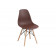 Eames PC-015 brown Пластиковый стул
