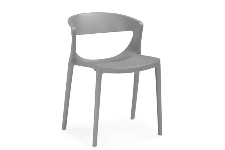 Пластиковый стул Градно жесткий серый