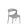 Пластиковый стул Градно жесткий серый