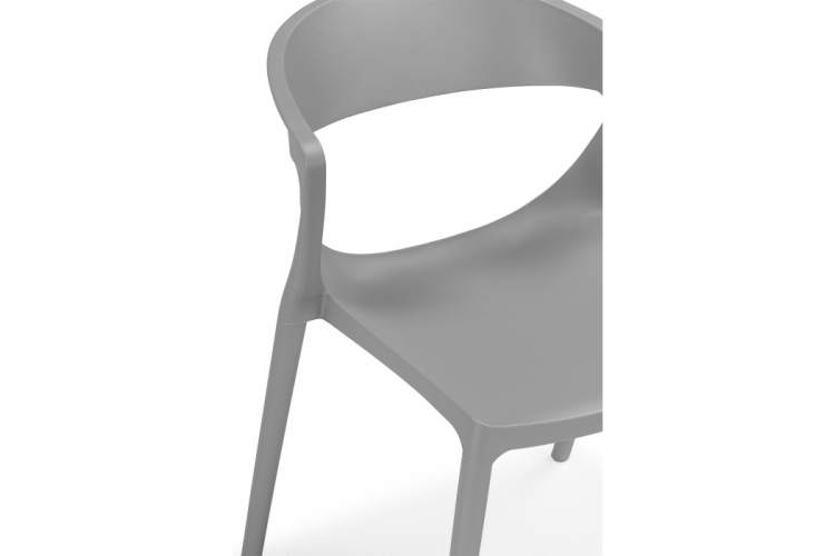 Пластиковый стул Градно жесткий серый-5