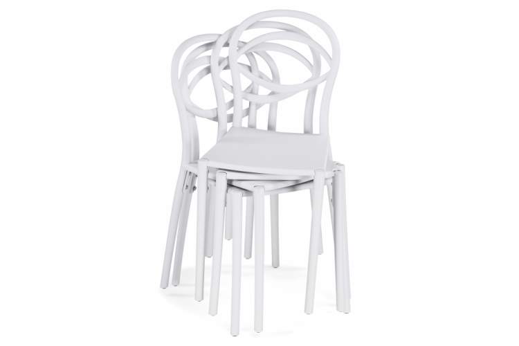 Пластиковый стул Simple white-7