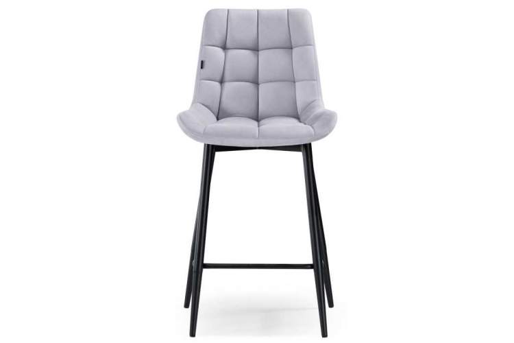 Алст серо-лиловый / черный Барный стул-1