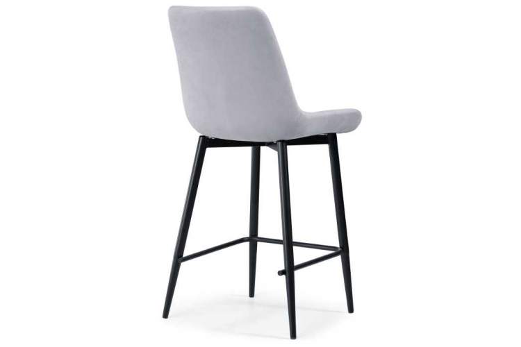 Алст серо-лиловый / черный Барный стул-3