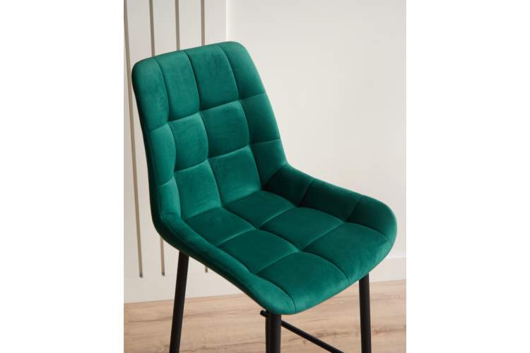 Барный стул Челси зеленый (zd 667) / черный-5