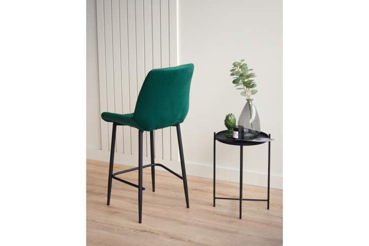 Барный стул Челси зеленый (zd 667) / черный-7