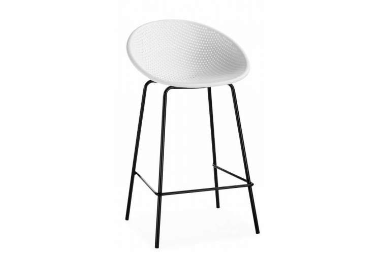 Zeta white / black Барный стул