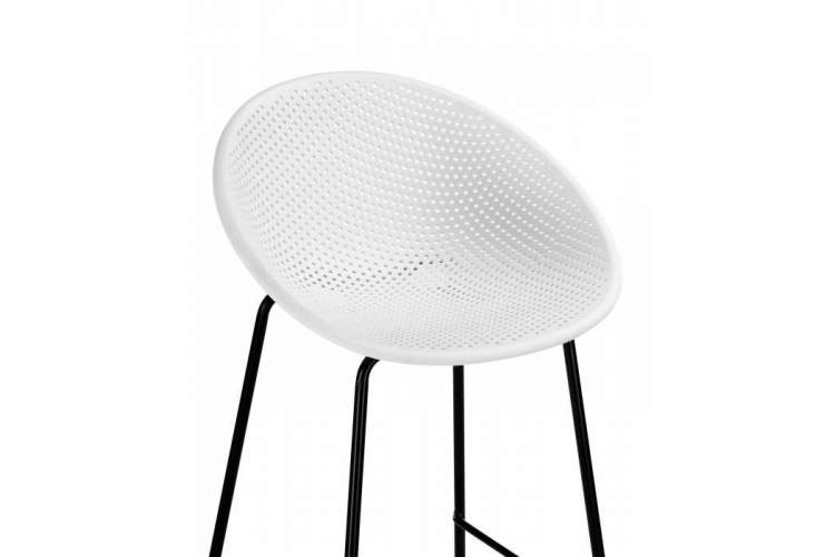 Zeta white / black Барный стул-4
