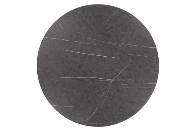 Стол деревянный Абилин 90 мрамор черный / черный матовый-3