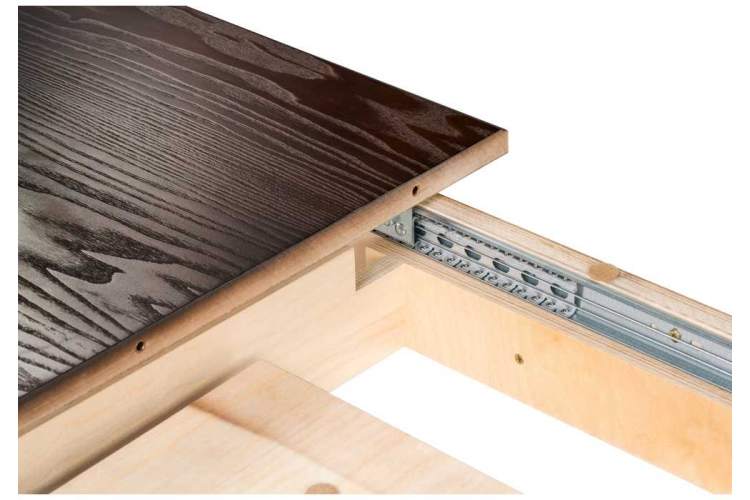 Стол деревянный Балмет орех темный-6