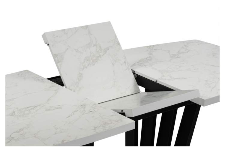 Стол деревянный Эудес 160(205)х90 сабия / черный-11