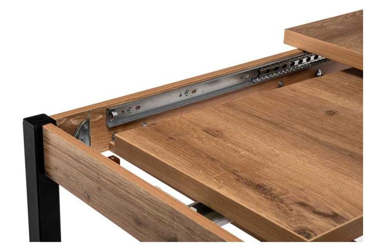 Стол деревянный Оригон дуб горный / черный матовый-6