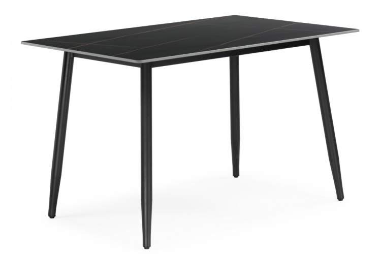 Керамический стол Rion 120 черный мрамор / черный