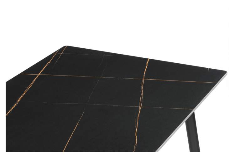 Керамический стол Rion 120 черный мрамор / черный-7