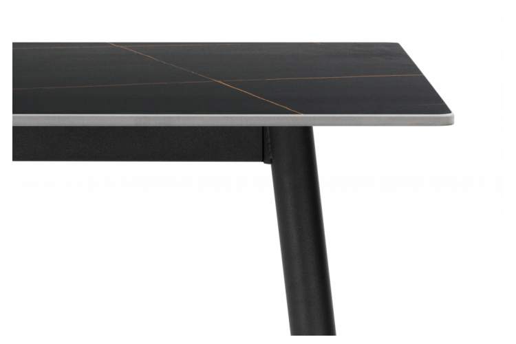Керамический стол Rion 120 черный мрамор / черный-8