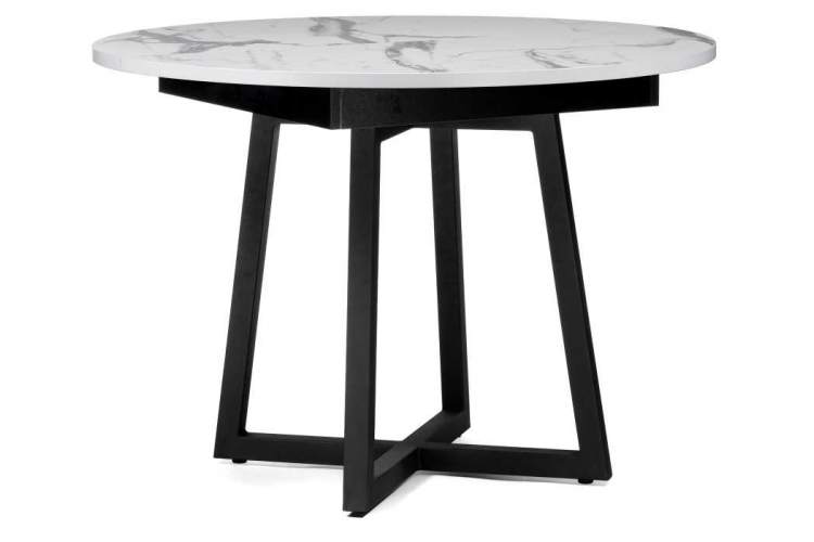 Стол деревянный Регна черный / белый