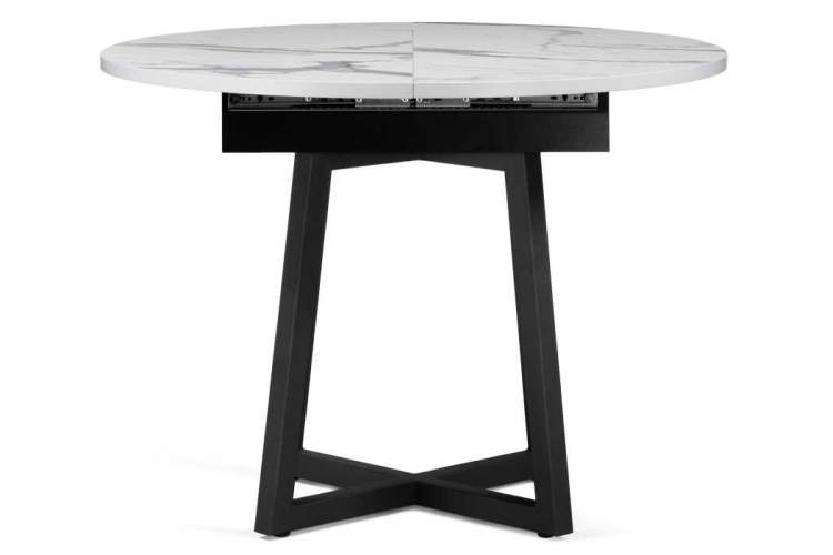 Стол деревянный Регна черный / белый-1