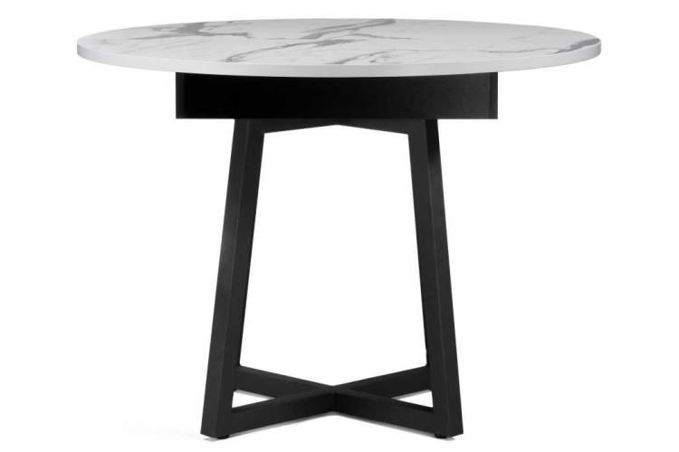 Стол деревянный Регна черный / белый-3