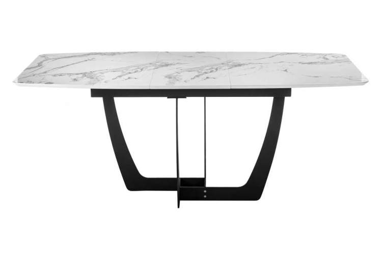 Стол деревянный Миссандея белый мрамор / графит-3