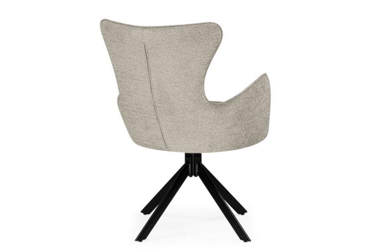 Стул на металлокаркасе Atlanta beige / black крутящийся-5