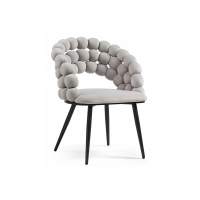 Стул на металлокаркасе Ball gray / black Стул на металлокаркасе Ball gray / black