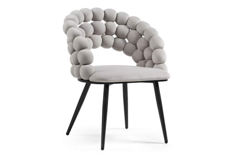 Стул на металлокаркасе Ball gray / black