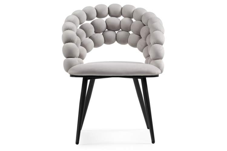 Стул на металлокаркасе Ball gray / black-2