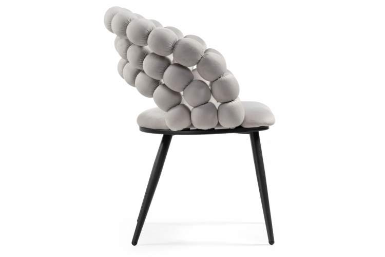 Стул на металлокаркасе Ball gray / black-3