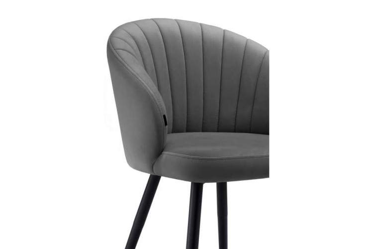 Стул на металлокаркасе Бэнбу velutto 32 / черный-6