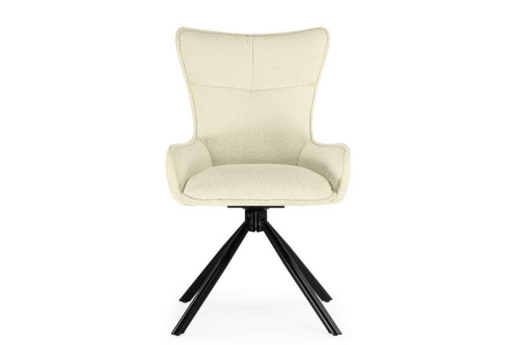 Стул на металлокаркасе Chicago cream / black-2