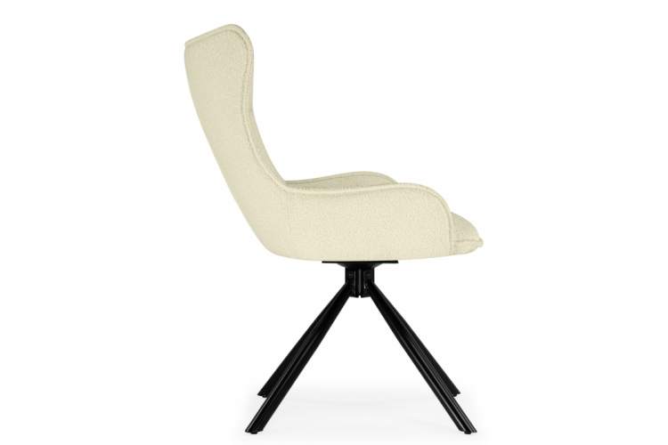 Стул на металлокаркасе Chicago cream / black-5