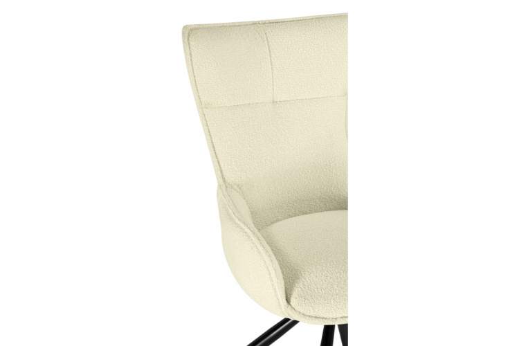 Стул на металлокаркасе Chicago cream / black-7