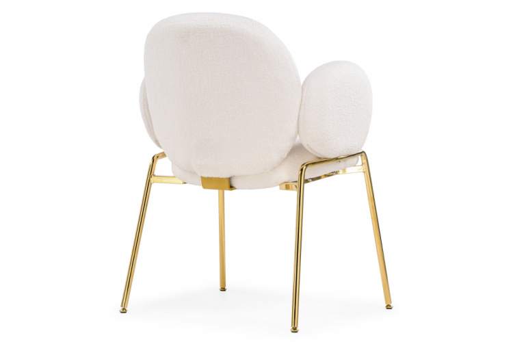 Стул на металлокаркасе Kalipso white / gold-5