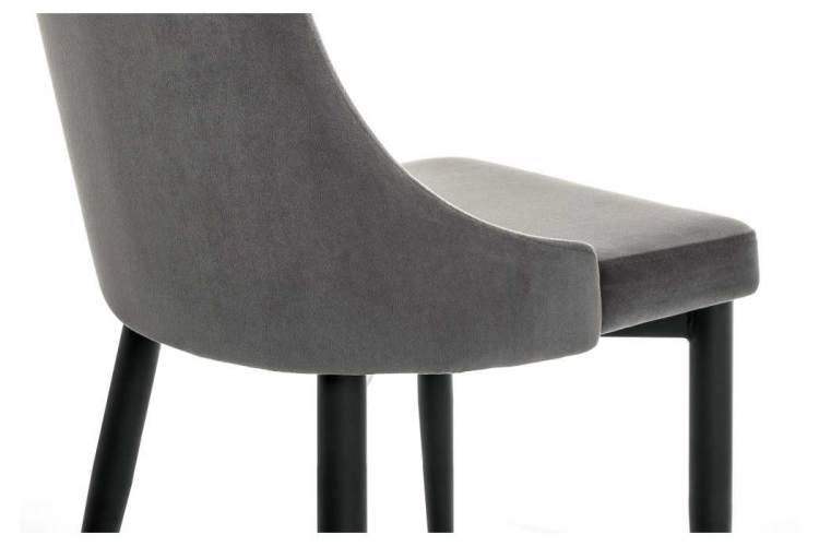 Стул на металлокаркасе Kora dark gray / black-4