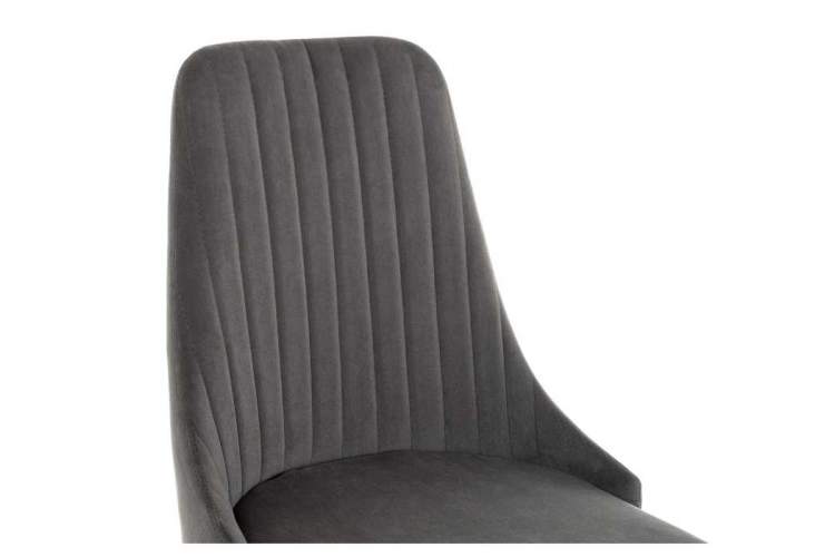 Стул на металлокаркасе Kora dark gray / black-5