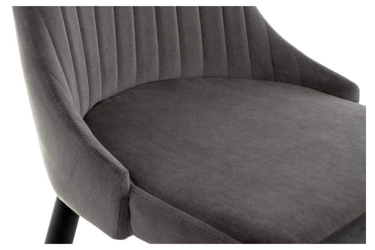 Стул на металлокаркасе Kora dark gray / black-6