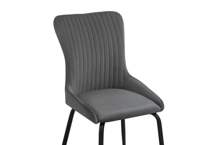 Стул на металлокаркасе Lado gray / black-4