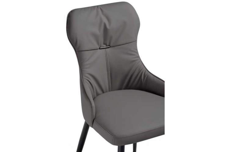 Стул на металлокаркасе Neli gray / black-4