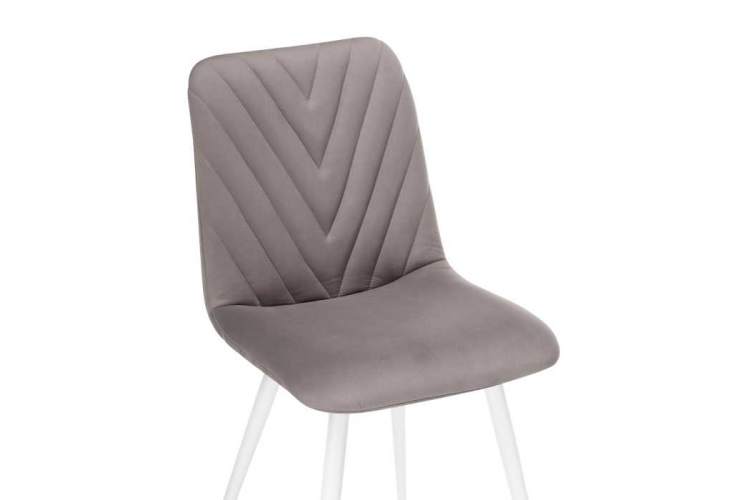 Стул на металлокаркасе Ральф латте / белый-4