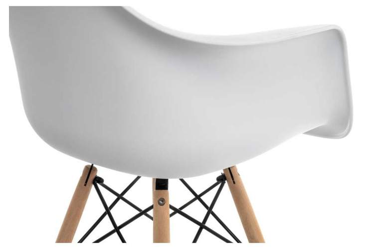 Пластиковый стул Ron белый-6