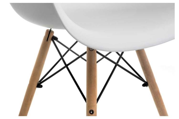 Пластиковый стул Ron белый-9